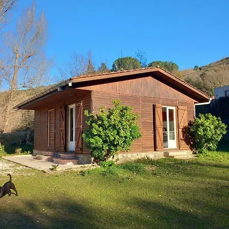 Petit Chalet En Bois Reynès Buitenkant foto